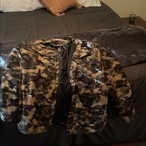 Volcom Brown & Black Camo Jacket